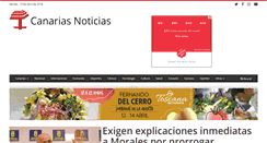 Desktop Screenshot of canariasnoticias.es